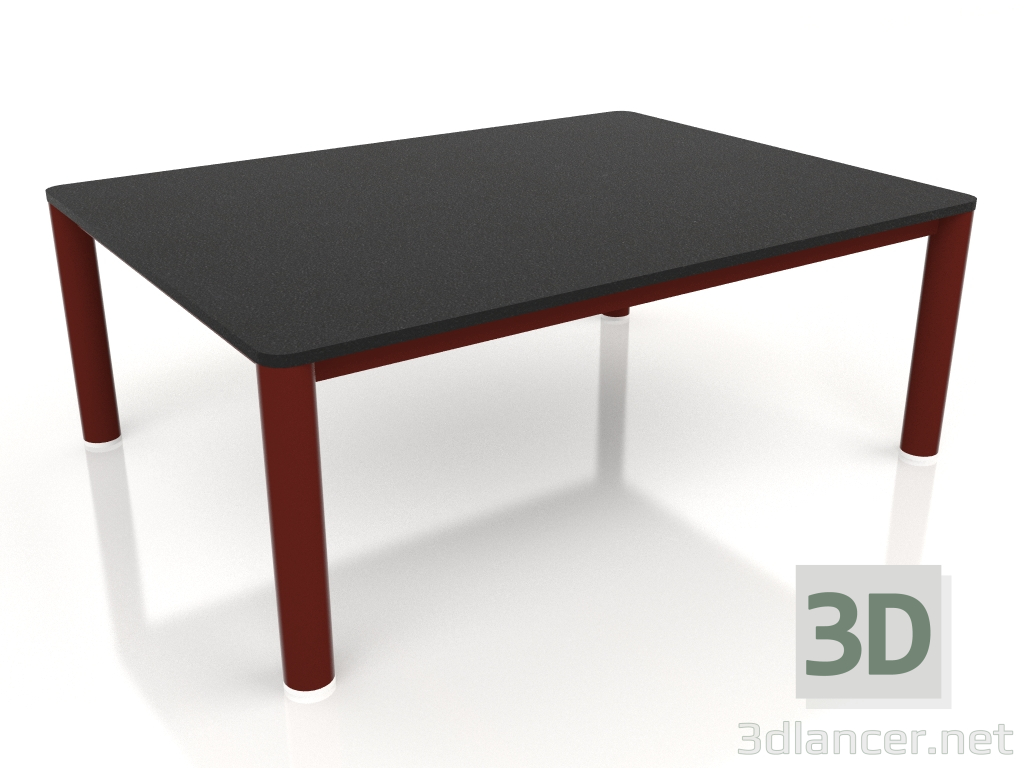 modello 3D Tavolino 70×94 (Rosso vino, DEKTON Domoos) - anteprima