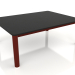 modèle 3D Table basse 70×94 (Rouge vin, DEKTON Domoos) - preview