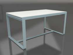 Стол обеденный 150 (White polyethylene, Blue grey)