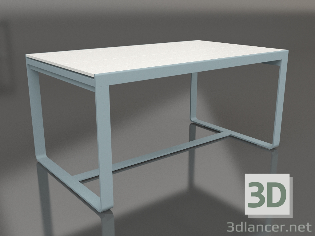 3d model Dining table 150 (White polyethylene, Blue gray) - preview