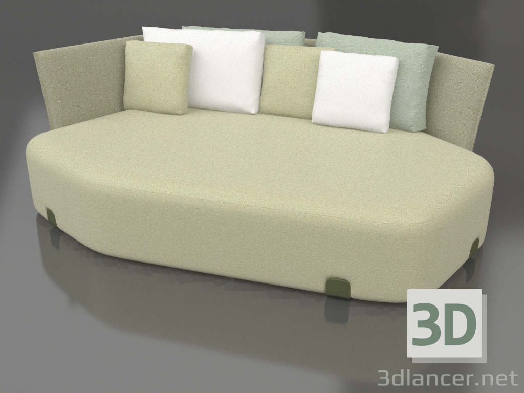 3D modeli Gomera modülü (Zeytin yeşili) - önizleme