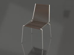 Noel chair (Steel base, Dark Gray Wool Flag Halyard)