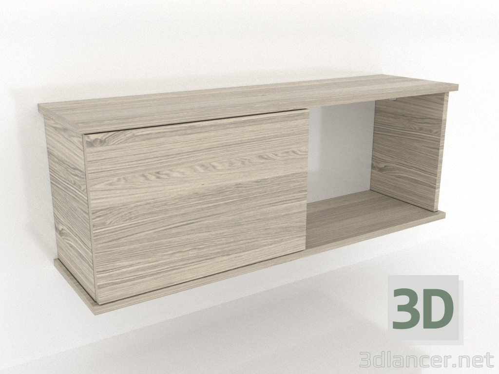 3D modeli RAF askılı raf (sağda 1 açık bölmeli) 1000 mm (açık meşe) - önizleme 3D modeli RAF askılı raf (sağda 1 açık bölmeli) 1000 mm (açık meşe) - önizleme