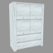 3d model Low Cabinet 4D-2S (TYPE 33) - preview