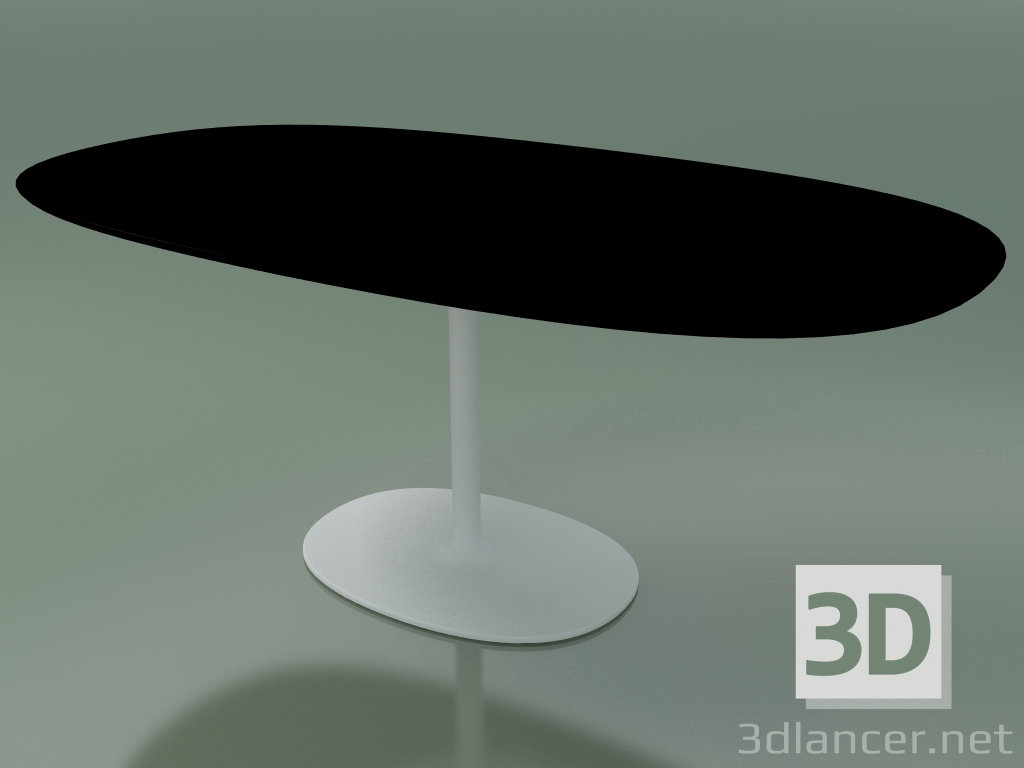 3D Modell Ovaler Tisch 0643 (H 74 - 100 x 182 cm, F02, V12) - Vorschau