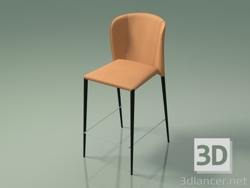 3d model Semi-bar chair Arthur (light brown) - preview