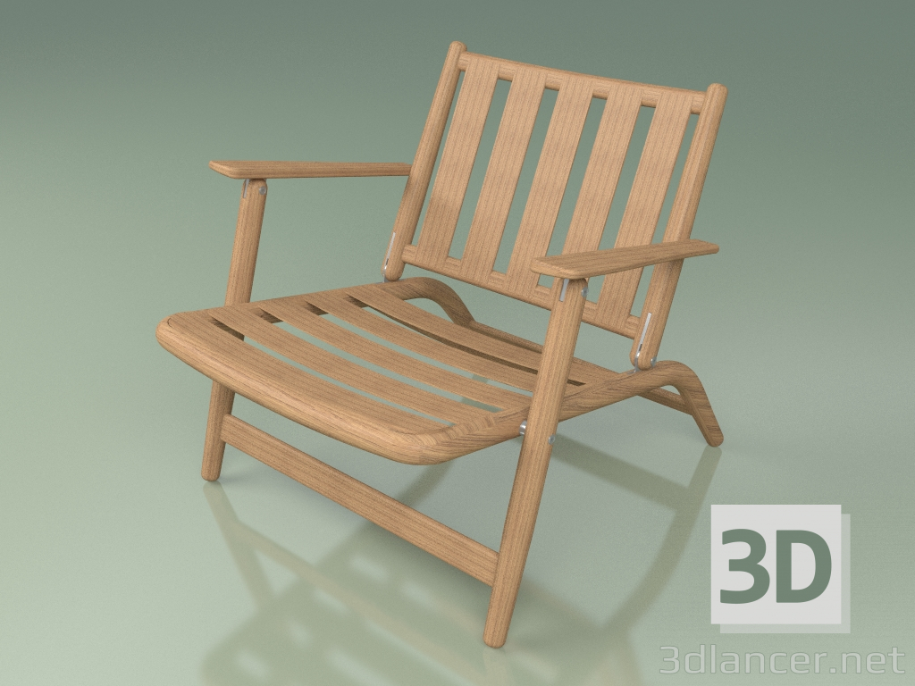 3d model Lounge chair 007 - preview