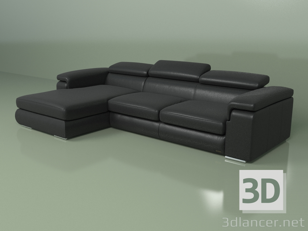 modèle 3D Canapé d'angle Martin - preview