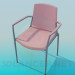 3D modeli Yastıklı sandalye - önizleme