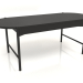 3d model Dining table DT 09 (2000x820x754, wood black) - preview