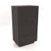 3d model Chest of drawers TM 15 (604x400x1074, wood brown dark) - preview