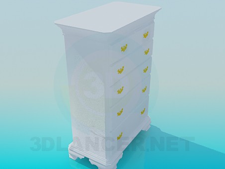 modelo 3D Cajonera alta - escuchar modelo 3D Cajonera alta - escuchar