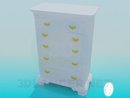 modelo 3D Cajonera alta - escuchar modelo 3D Cajonera alta - escuchar