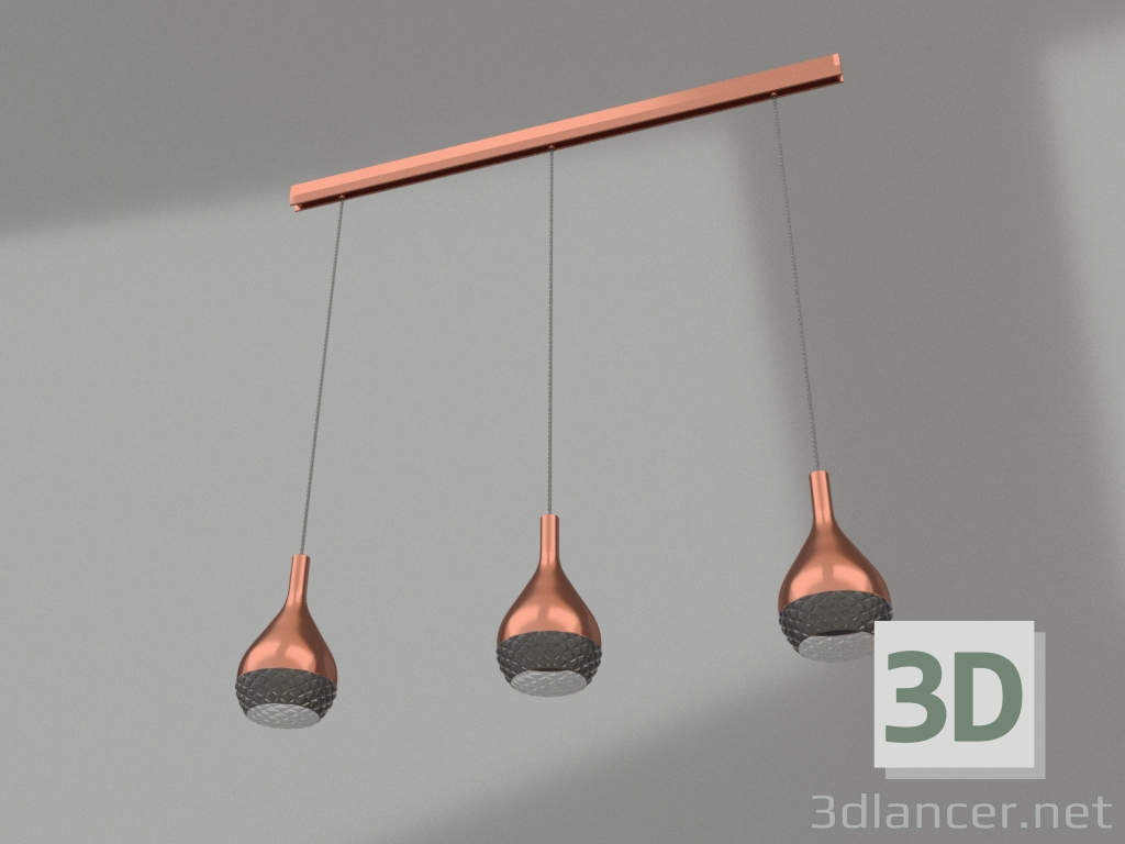 3d model Pendant lamp (5166) - preview