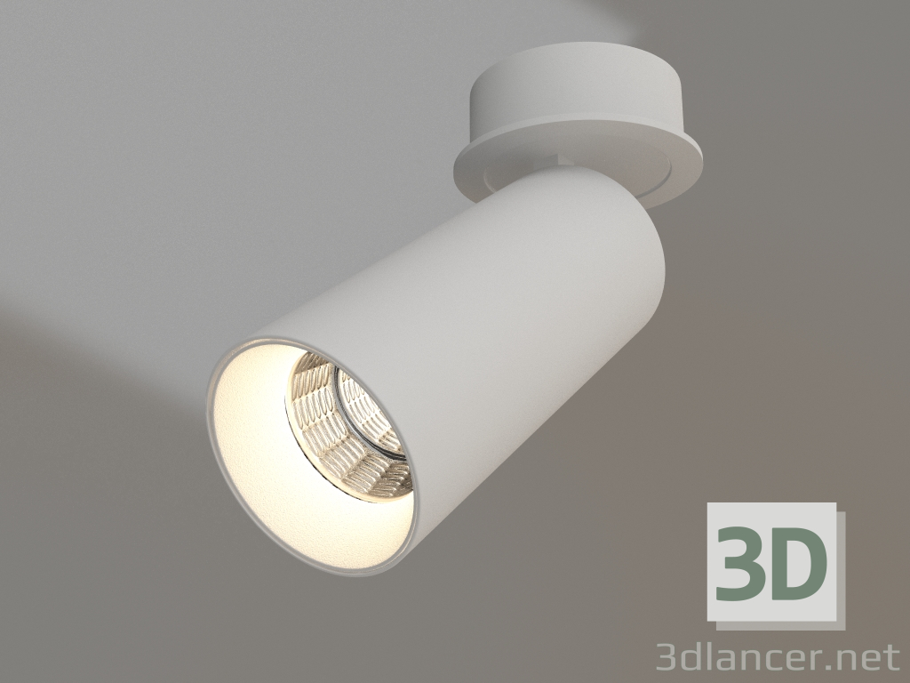 3D Modell Lampe SP-POLO-BUILT-R65-8W Warm3000 (WH-WH, 40°) - Vorschau