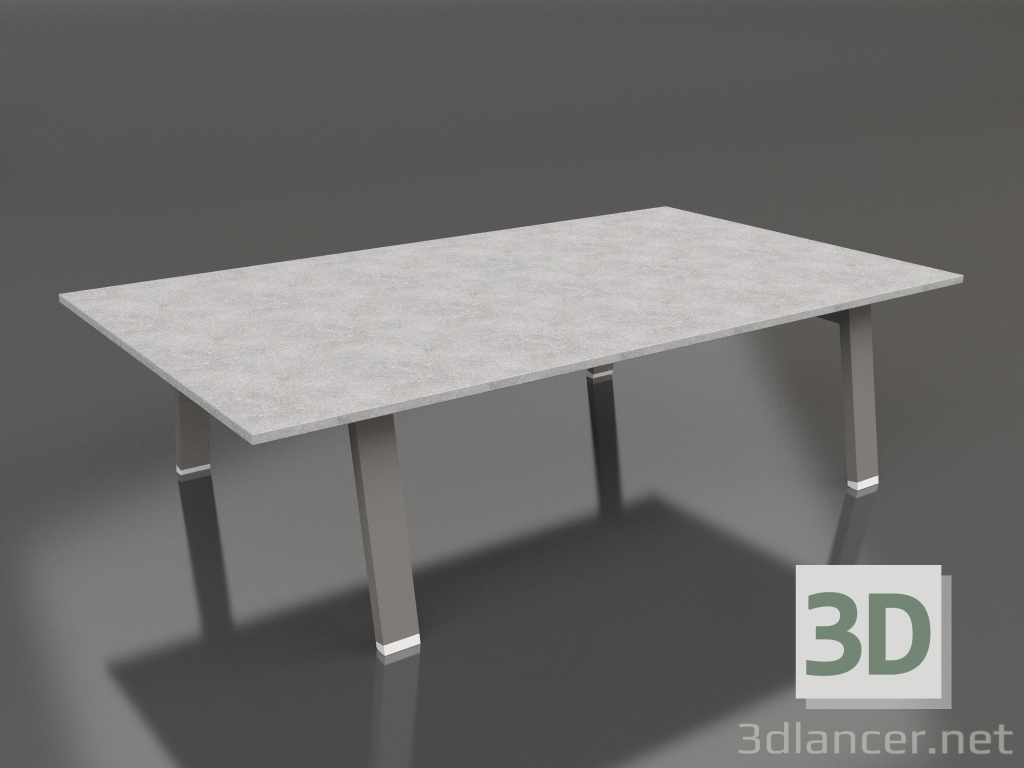 3d model Coffee table 120 (Quartz gray, DEKTON) - preview