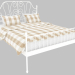 3d model Double bed Leirvik (209x168) - preview