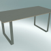 modello 3D Tavolo 70/70, 170x85 cm (grigio) - anteprima