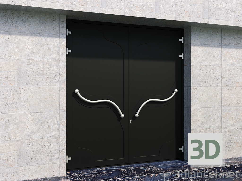 3d Door model buy - render
