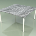 modello 3D Tavolino 005 (Metallo Latte, Pietra Cardoso) - anteprima