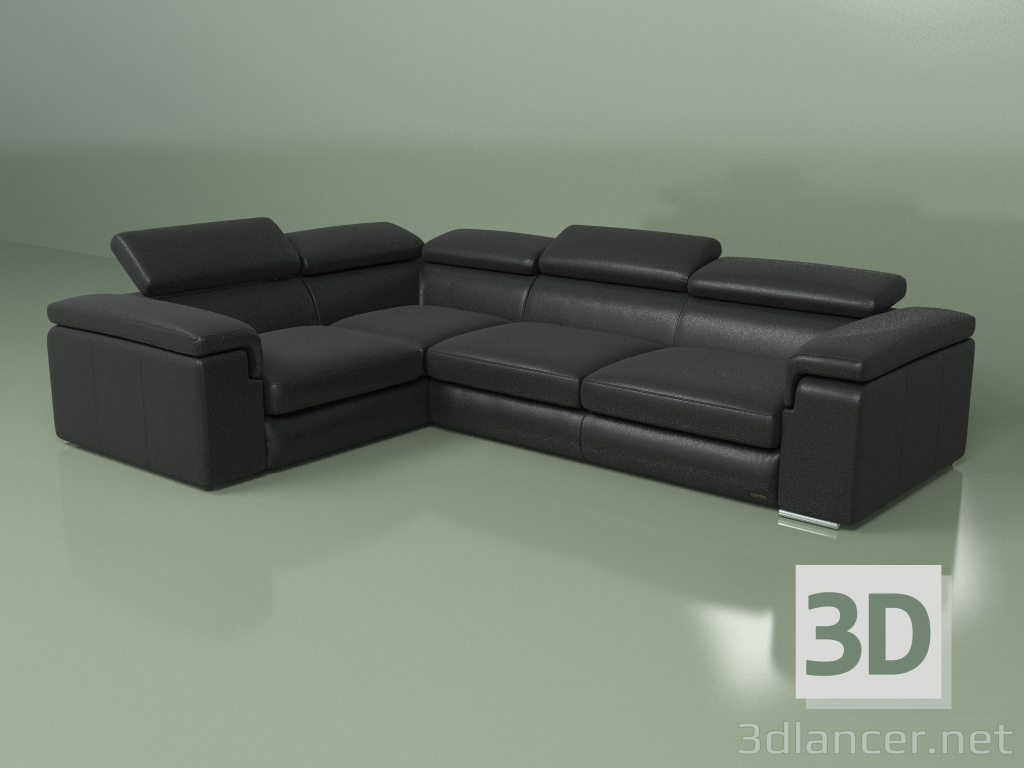modèle 3D Canapé d'angle modulable Martin 02 - preview