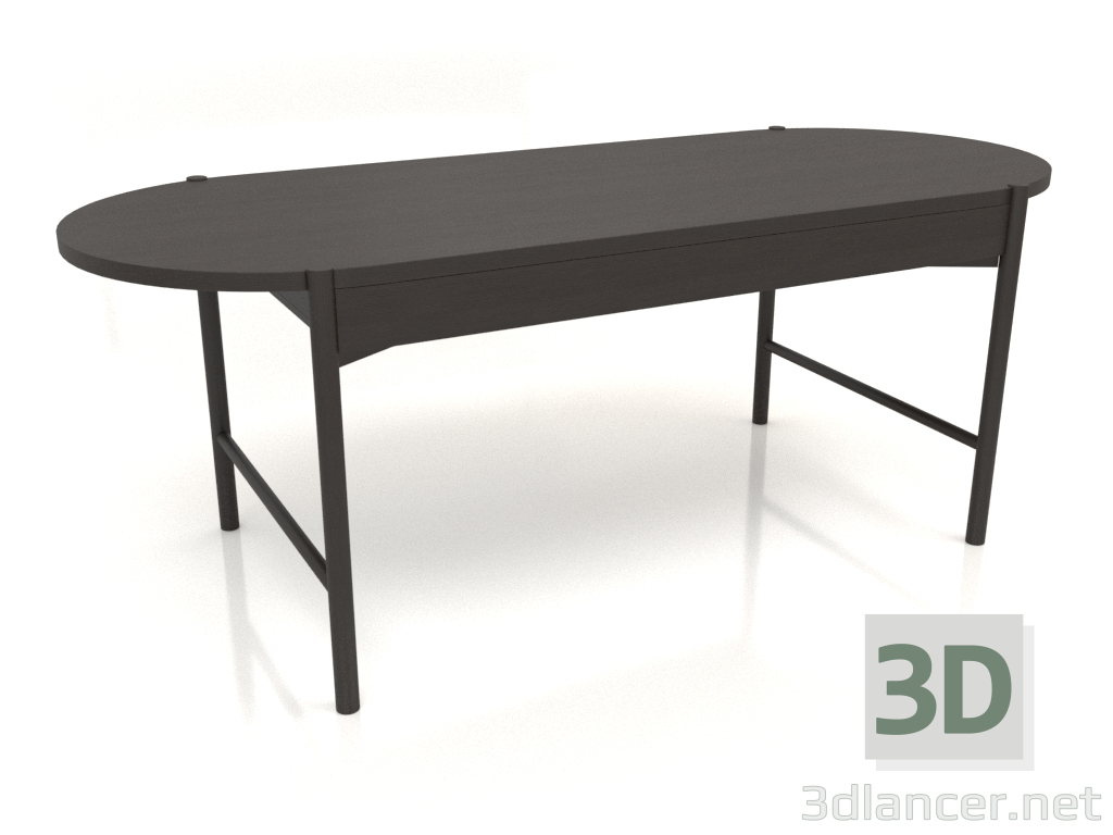 3D modeli Yemek masası DT 09 (2000х820х754, ahşap kahverengi koyu) - önizleme