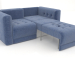 3d model Sofa bed CHALET (semi-expanded) - preview