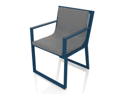 Chaise de salle à manger (gris bleu)