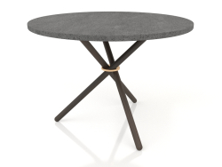 Coffee table Daphne (Dark Concrete, Dark Oak)