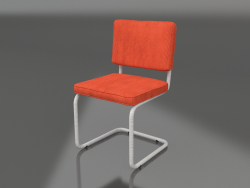 Chair Ridge Rib escovado (laranja)