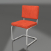 modèle 3D Chaise Ridge Rib Brossé (Orange) - preview