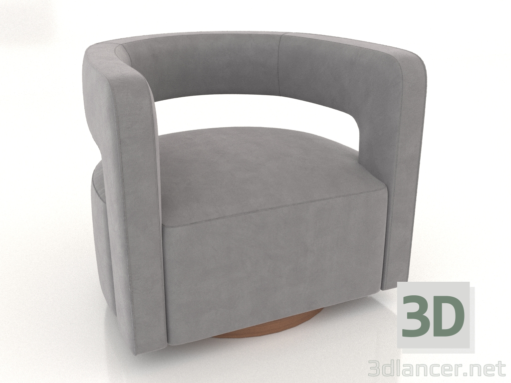 3d model Designer living room chair Noah - preview