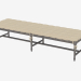 3d model Bench in the classical style with screeds TIANA BENCH (7801.1130.A015 Beige) - preview