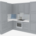 modello 3D Cucina Modello Budbin IKEA - anteprima