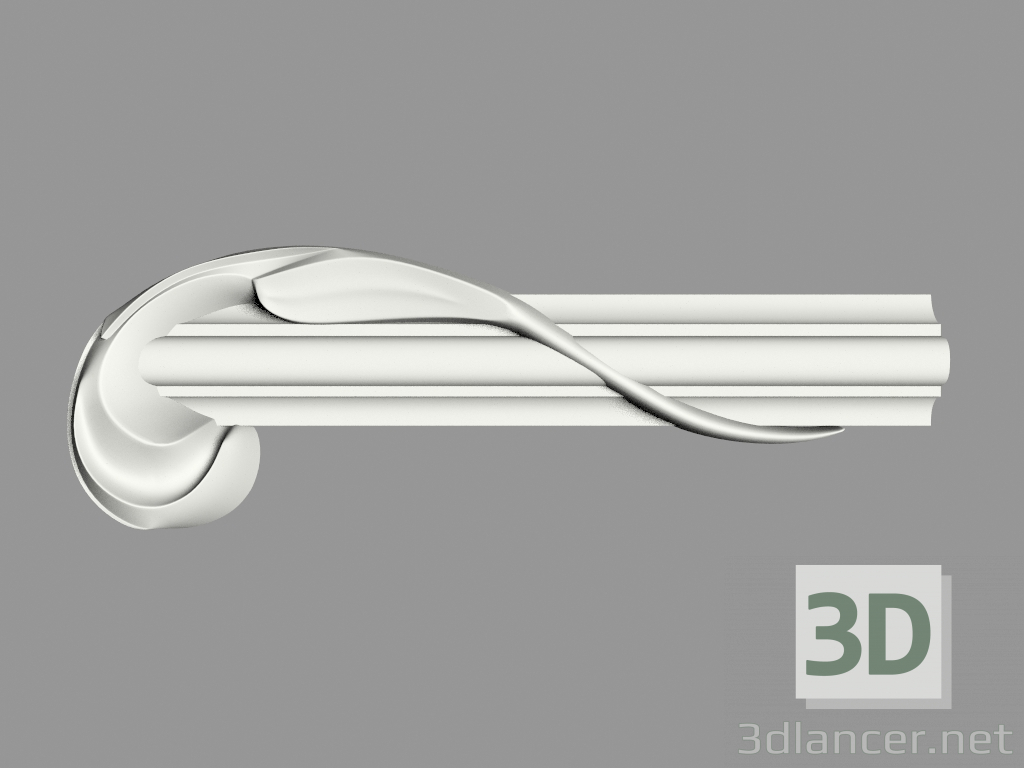 modello 3D Angolo decorativo (TU18) - anteprima