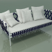 3D Modell Outdoor-Sofa InOut (853, weiß lackiertes Aluminium) - Vorschau