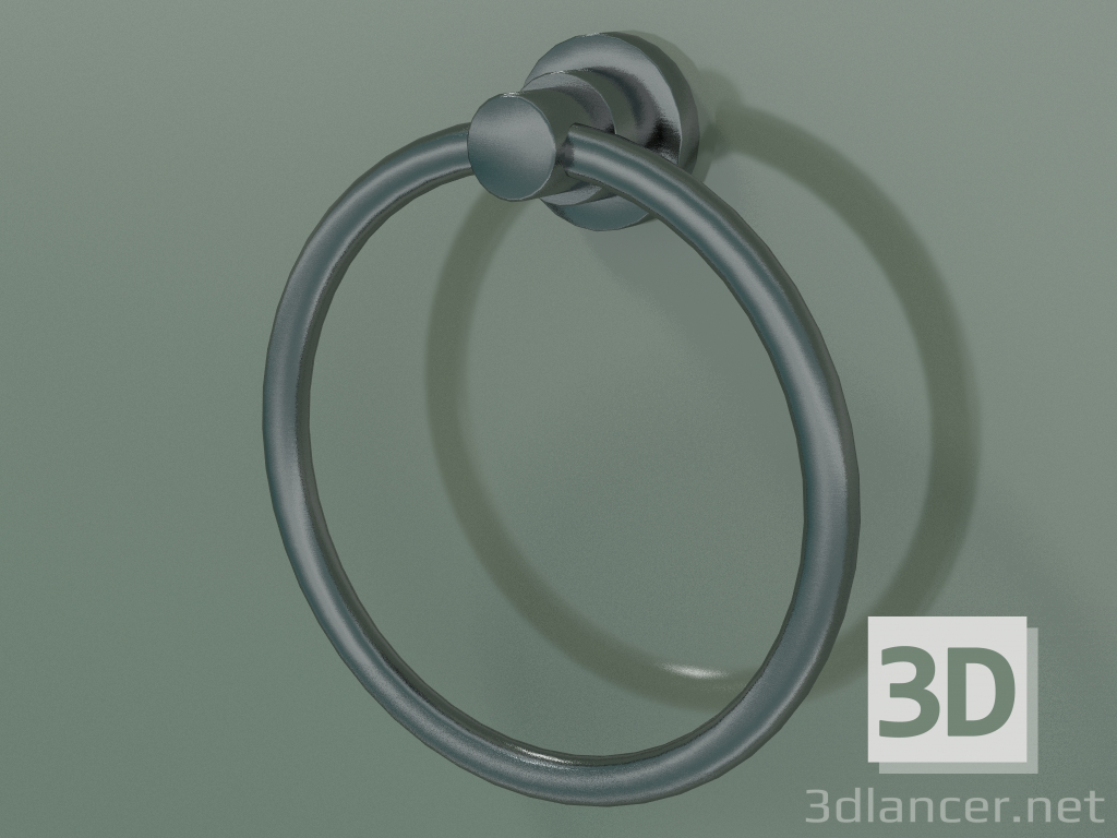 modello 3D Porta asciugamani ad anello (41721340) - anteprima