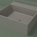 3D modeli Tezgah üstü lavabo (01UN21302, Clay C37, L 48, P 48, H 16 cm) - önizleme