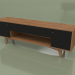 3d model TV stand TELLY (ral 9004 face decor housing wallnut) - preview