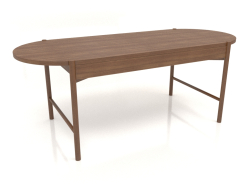 Dining table DT 09 (2000x820x754, wood brown light)