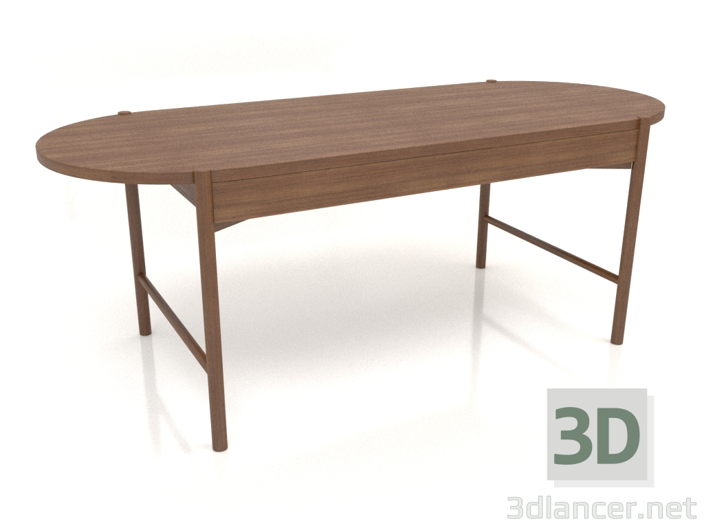 3D modeli Yemek masası DT 09 (2000x820x754, ahşap kahverengi ışık) - önizleme