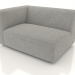 3d model Sofa module 1 seater (L) 103x90 with an armrest on the left - preview