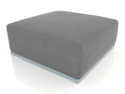 Módulo de sofá pufe (cinza azul)