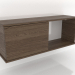 3d model Estantería colgante SHELF (con 1 sección abierta a la derecha) 1000 mm (nogal fresno aclarado) - vista previa