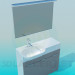 3D modeli Kaide ile lavabo - önizleme