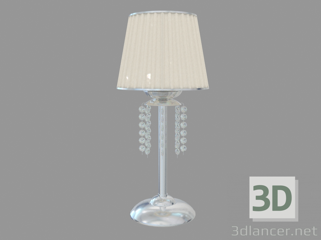 modello 3D Lampada da tavolo Meleza (2565 1T Bianco) - anteprima