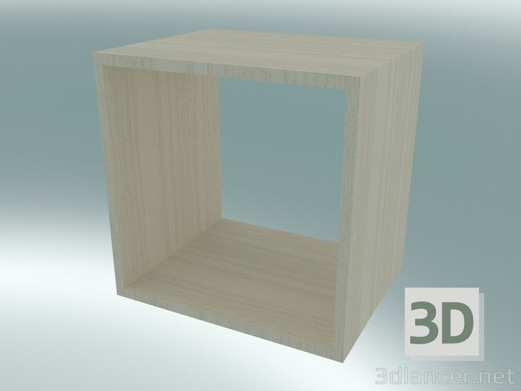 3D Modell Stacked Modular Storage (Medium offen) - Vorschau