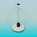 3d model Round flat luminaire - preview