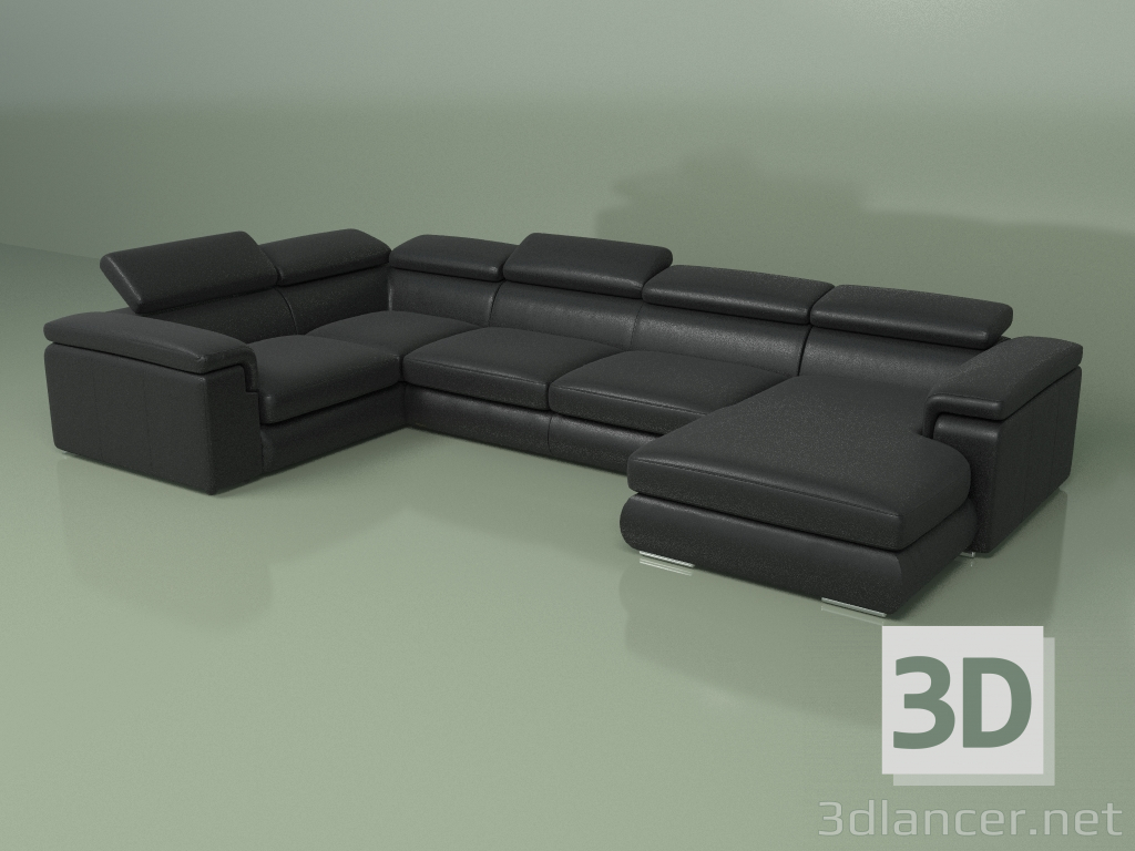3d model Modular sofa Martin 02 - preview