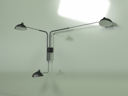 Настенный светильник Sconce Mouille 3 лампы 3